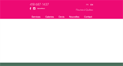Desktop Screenshot of elyseefleurs.com